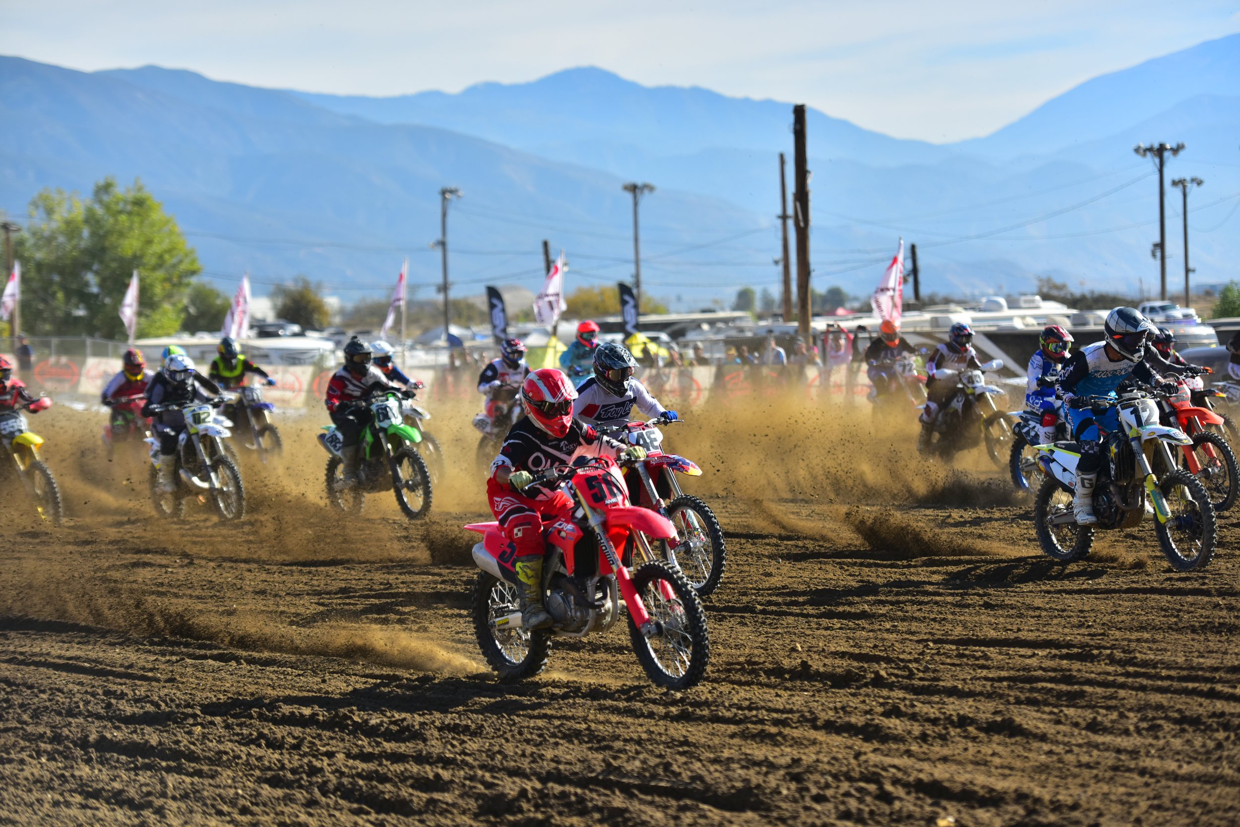 Pits photo from an MX Vacations Southern California motocross trip 15
