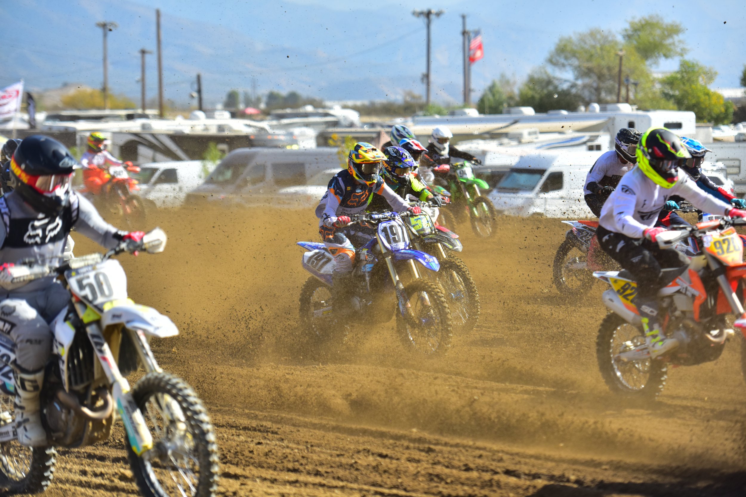Action photo from an MX Vacations Southern California motocross trip 41