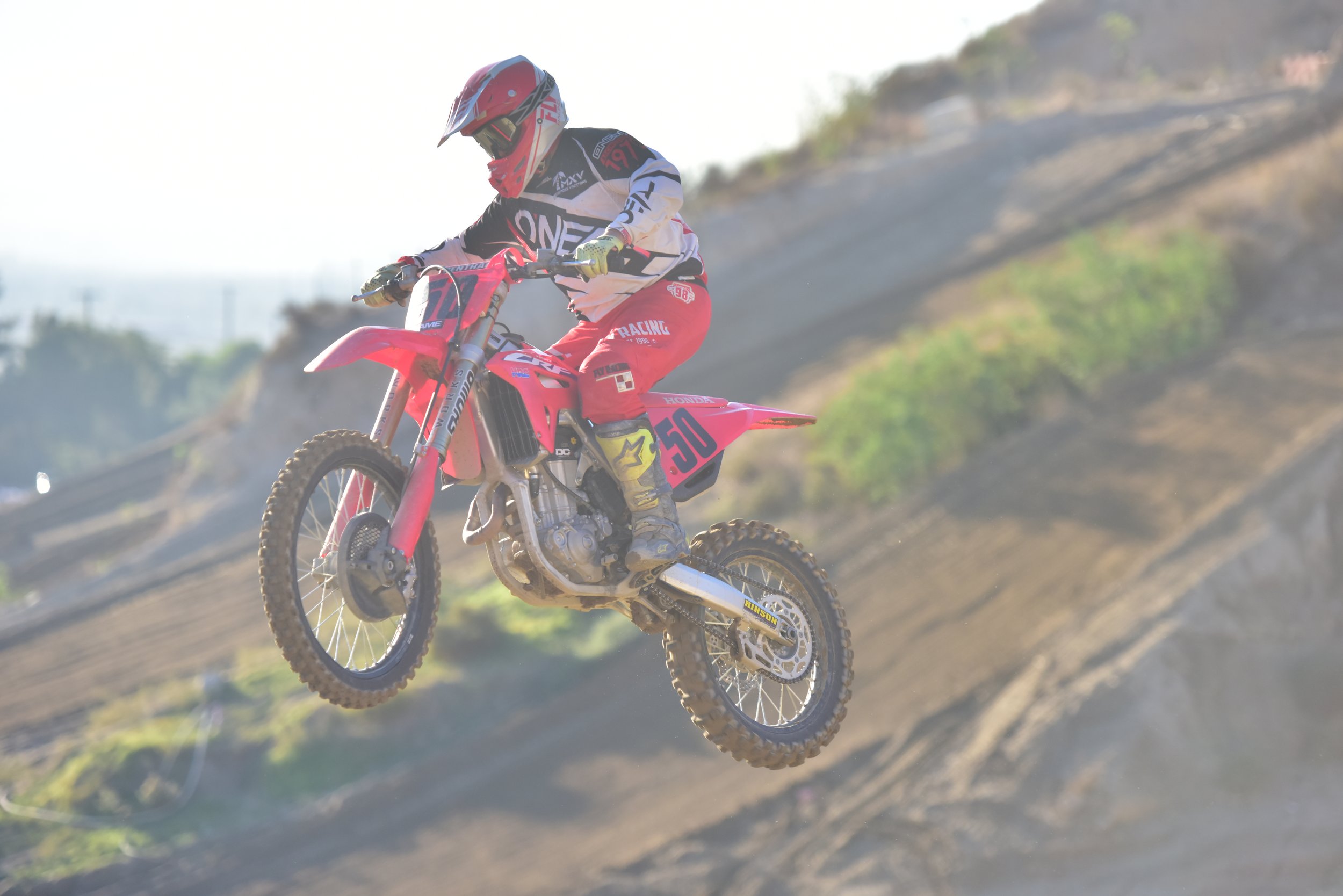 Action photo from an MX Vacations Southern California motocross trip 14