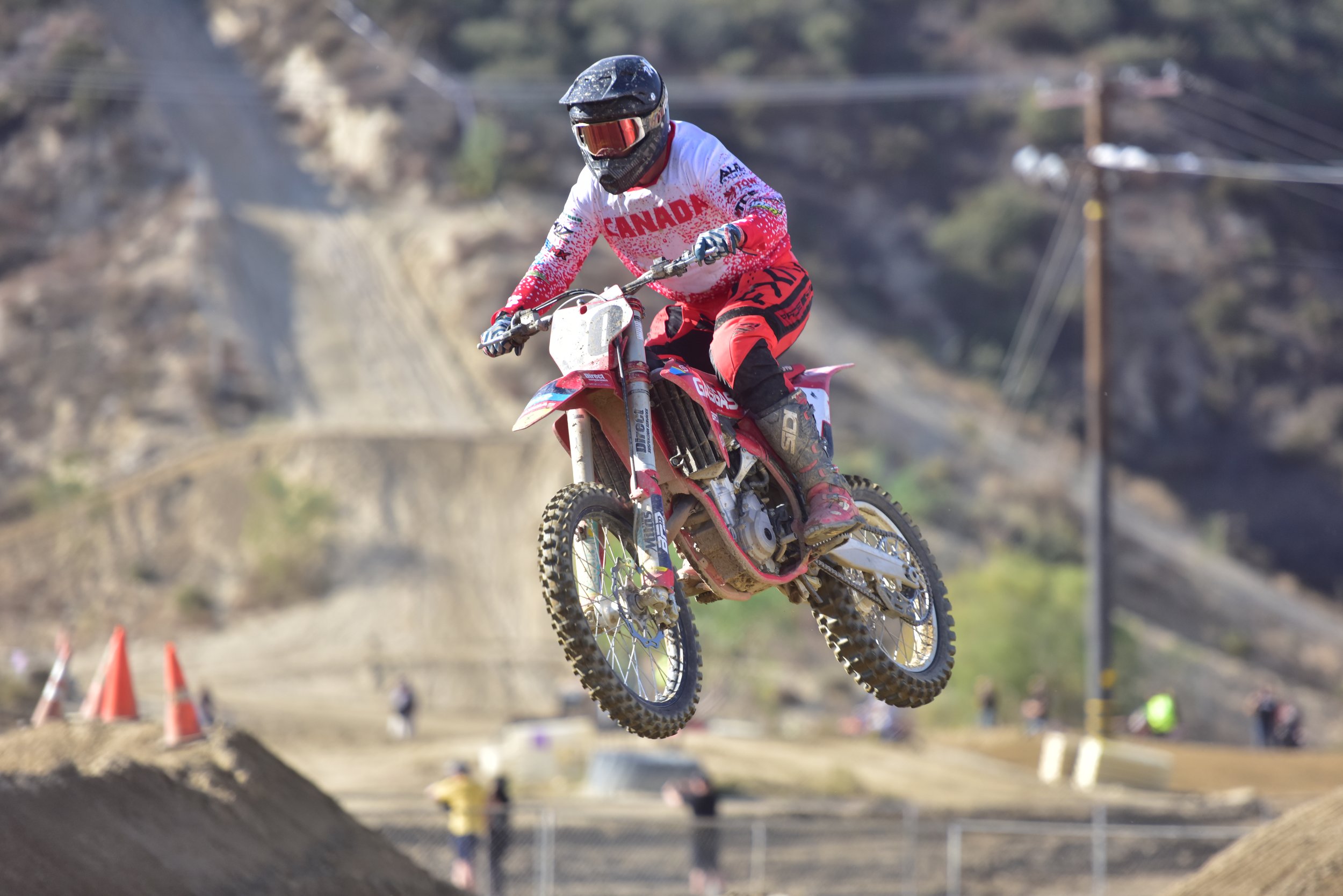 Action photo from an MX Vacations Southern California motocross trip 55